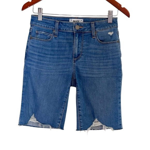 Paige Jax Cut Off Knee Short - Picture 4 of 14